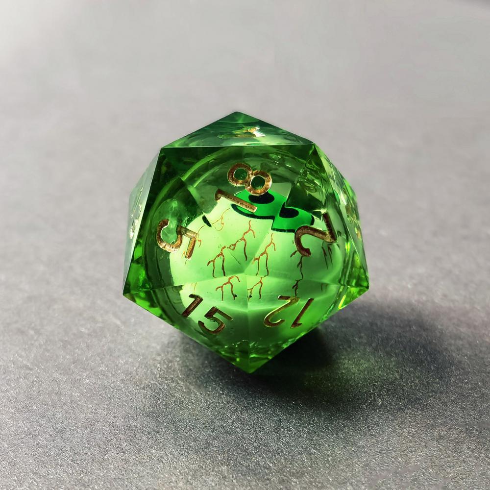 Wizard Eye Liquid Core Dice 20 Sides 3