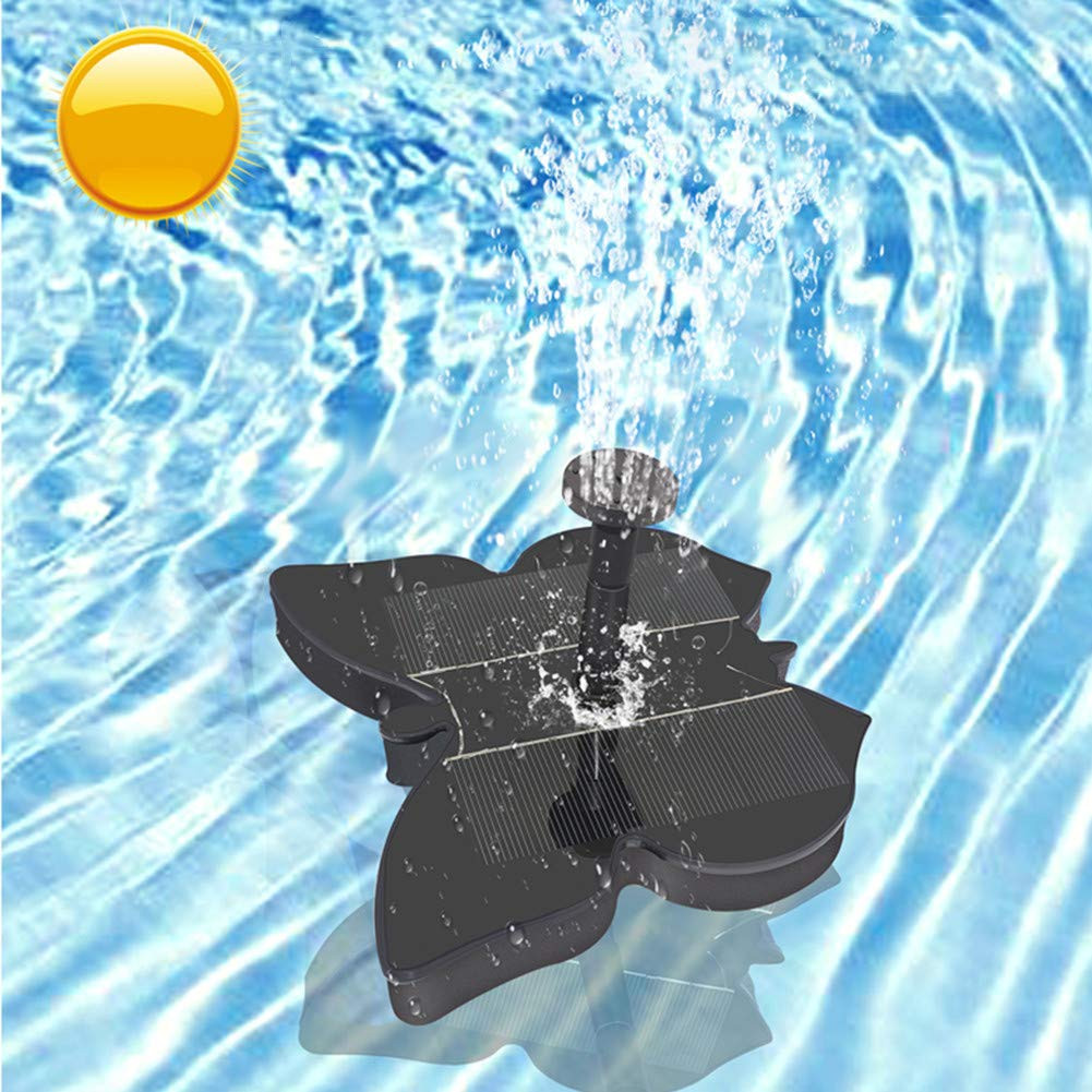 Hot Butterfly Shaped Solar Water Floating Pump Outdoor solar-powered Solar Powered Bird Bath Water Fountain Pump For Pool Garden