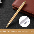 Golden box-Blue ink