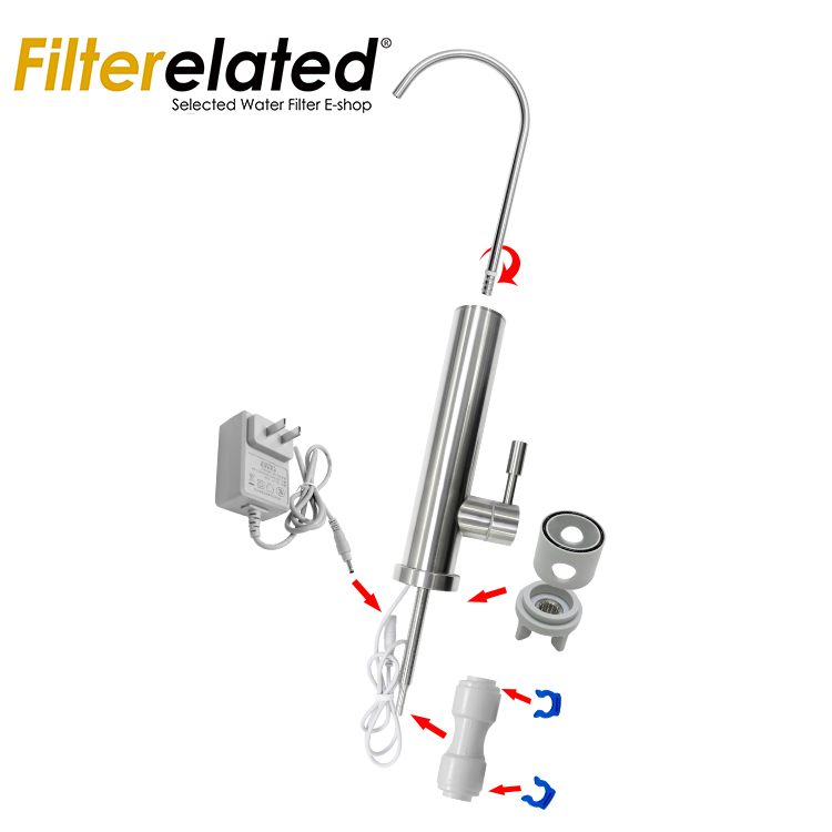 Filterelated UV Disinfetcion kitchen faucet