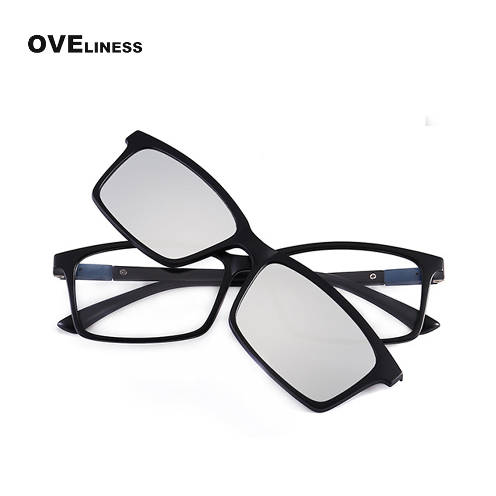 Optical sunglasses Glasses Frame Women Men Polarized Magnet magnetic Clip on eyeglasses Prescription Myopia glass frames eyewear