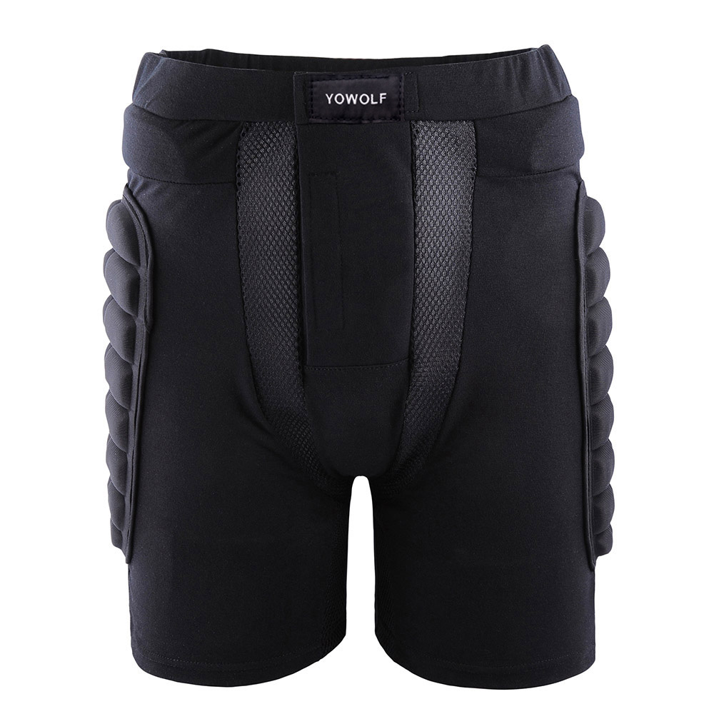 Freeshipping XS-3XL Outdoor Sports Ski Skate Snowboard Protection Skiing Protector Skating Protective Hip Padded Shorts