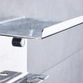 1pc Toothbrush Holder Bathroom Toothbrush Stand Space Saving Waterproof Stainless Steel Toothbrush Stand Rack for Home Bathroom