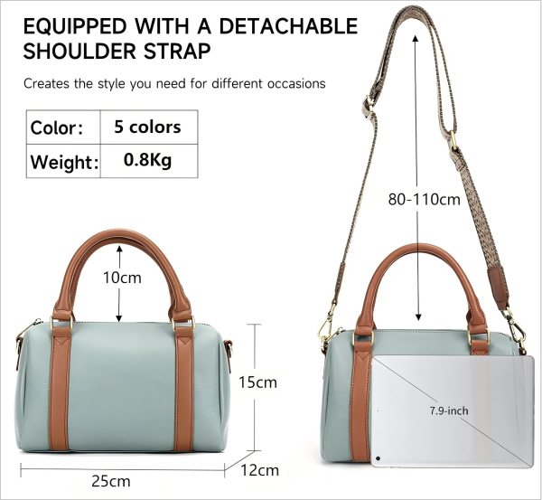Fashionable commuter lady's crossbody bag