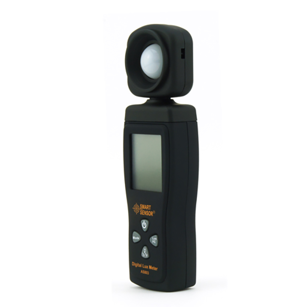 SMART SENSOR AS803 Digital Lux Meter Luminance Tester Light Meter 1-200000 Lux Tools Photometer Spectrometer Actinometer