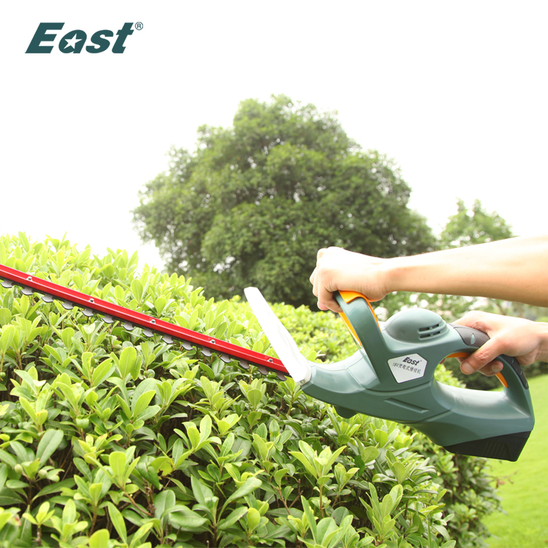 EAST Power Tools 18V Li-ion Battery Cordless Hedge Trimmer Hand Pruning Rechargeable Cutter Factory Direct Selling Green ET2804