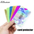 5pcs Portable Anti RFID Credit Card Holder Bank ID Card Cover Holder Identity Protector Case Business Card Holder F094