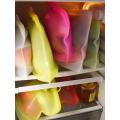 500/1000/1500ML Reusable Food Storage Bag Sealed Silicone Bag For Food Containers Refrigerator Fresh Bag For Fruits Vegetables