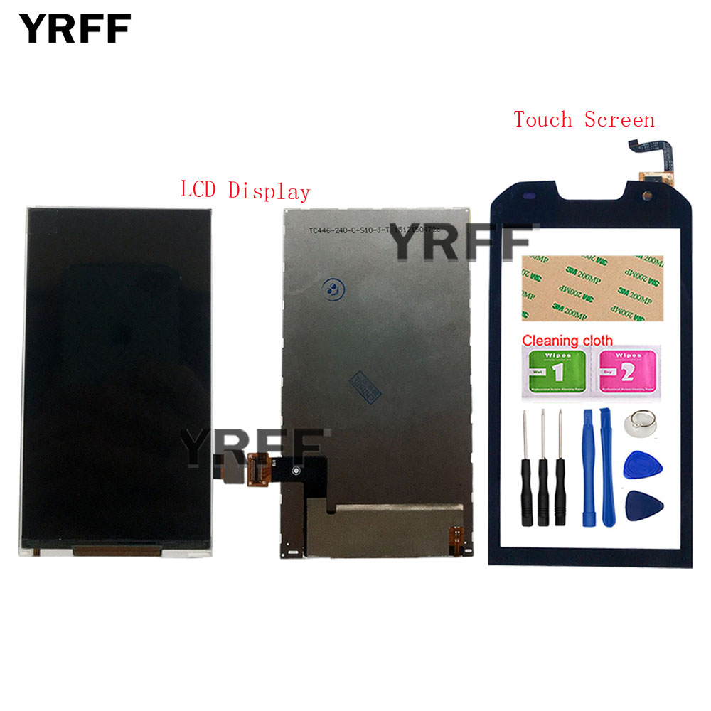 4.5'' Phone LCD Display For Caterpillar CAT S30 LCD Display Touch Screen Digitizer Screen Lcd Mobile Accessories Tools 3M Glue