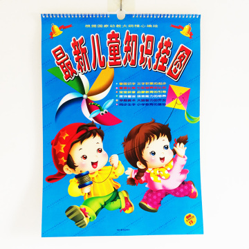 10Sheets/set Enlightenment Chart for Chinese Kids Early Education Learning Chinese Characters/ Pinyin /Nursery Rhyme/Animals...