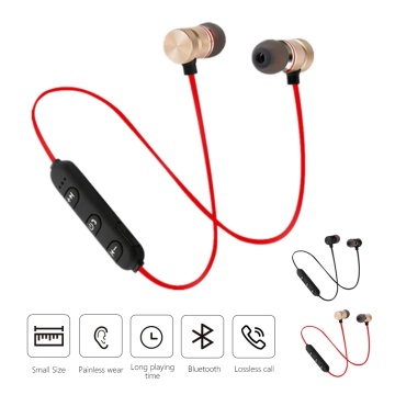 5.0 Wireless Bluetooth Earphone Portable Neckband Stereo Headphones Mini Mobile Sport Earbuds Headset With Mic For All Phone