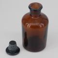 250ml Brown Glass Narrow Mouth Bottle With Stooper Lab Chemistry Glassware