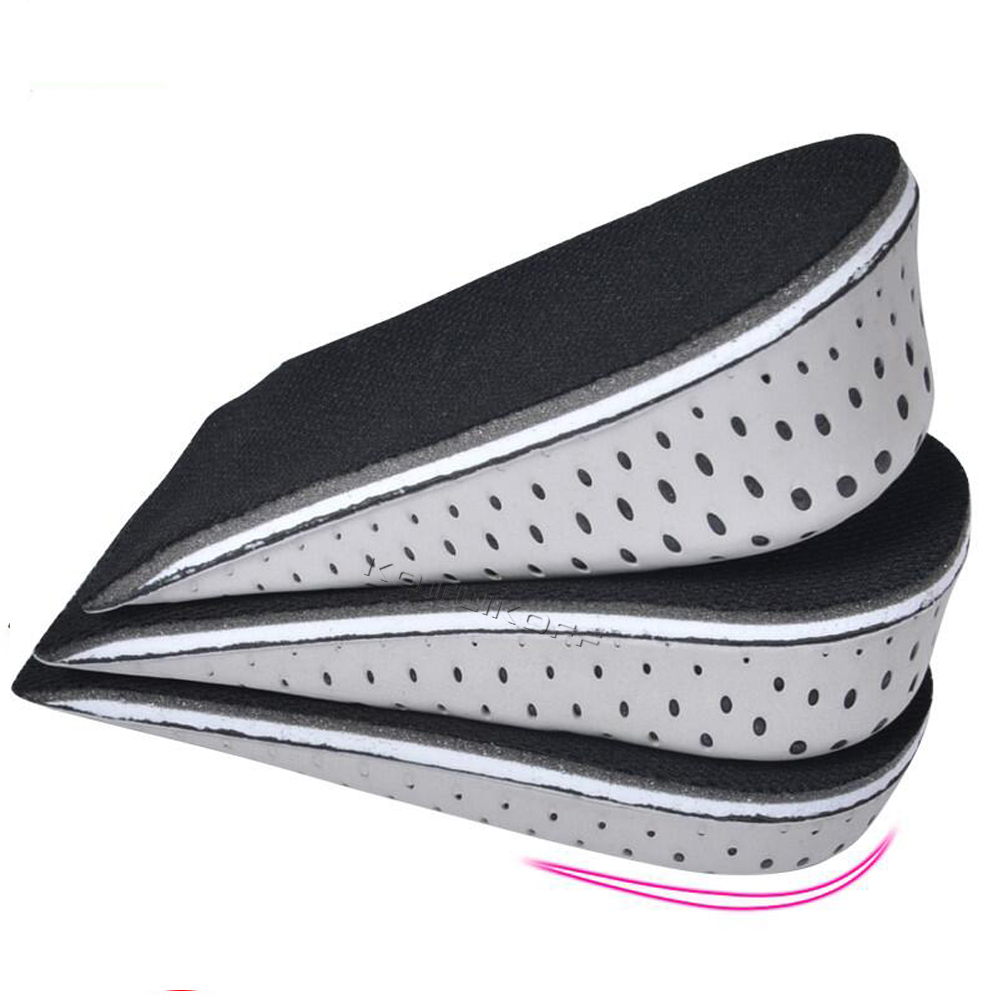 KOTLIKOFF Height Increase Insoles Breathable Half Insole Heighten Heel Insert Sports Shoes Pad Cushion Unisex 2.3cm-4.3cm UP
