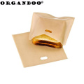 ORGANBOO 5pcs/Set Toaster Bags for Grilled Cheese Sandwiches Baking Pastry Tools Reusable Non-stick Baked Toast Bread Bags