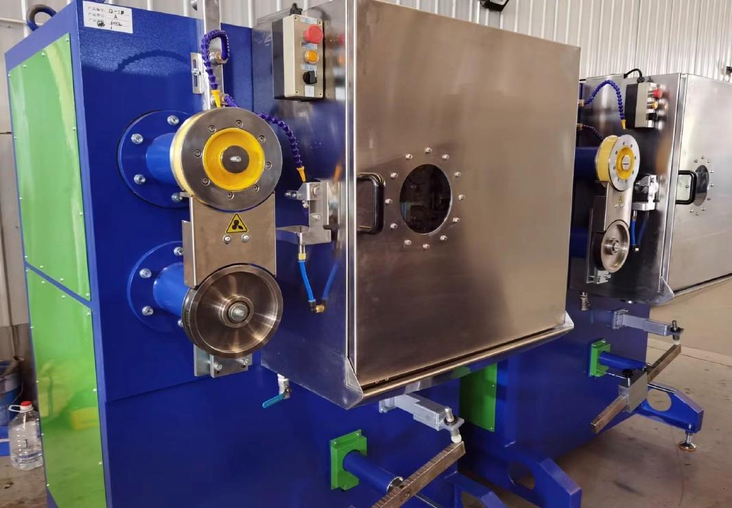 Enamelling Machine With lnline Drawing