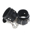 Newest PU Leather Handcuffs,Sex Bondage Restraints Wrist Hand Cuffs Product,Adult Game Toys for Women&Men