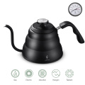 Coffee Kettle 1.2L 1L Stainless Steel Pour Over Coffee Pot Kettle Drip Kettle with Thermometer Insulated Handle For Home Offic