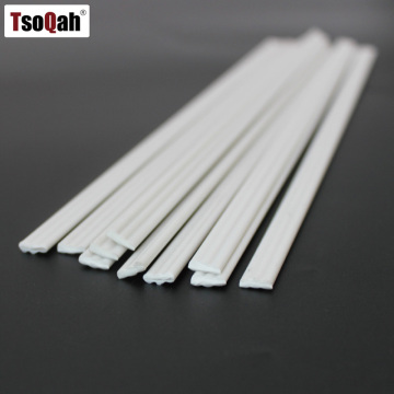 10pcs white 2.5x7.5mm PVC plastic welding rods