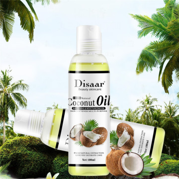 100% Natural Organic Coconut Oil Body Face Massage Nourishing Skin Care Massage Relaxation Oil Control Body Lotion TSLM1
