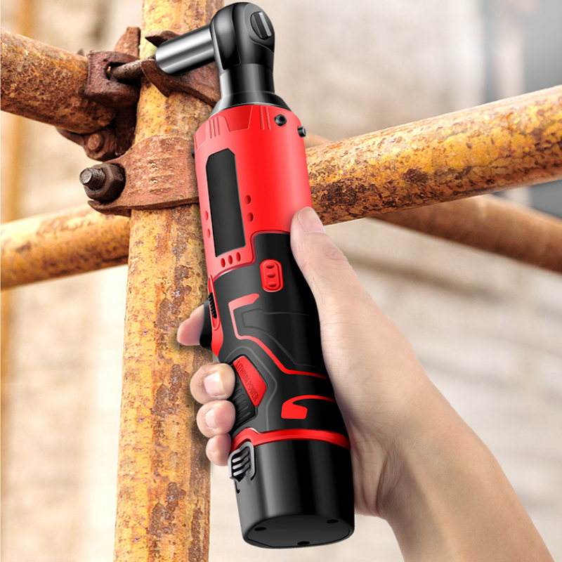 TACKLIFE 12V Electric Wrench Kit 3/8 Cordless Ratchet Wrench Rechargeable Scaffolding 65NM Torque Ratchet With Sockets Tools