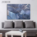 Nordic Style Abstract Color Canvas Painting Marble Pattern Wall Art for Living Room Watercolor Painting Wall Posters and Prints
