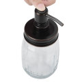 Stainless Steel Press Style Pumps Seal Metal Soap Dispenser Pump Lids for Mason Jars Spray Bottles Durable Lotion Dispensing Kit