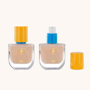 Wholesale glass pump bottles for foundation and lotion