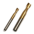 1pc 4mm 6mm Shank Titanium Coated Aluminium HSS 2 Flute Mills CNC Bits End Mills High Hardness Forming&Cutting Cutter Tools