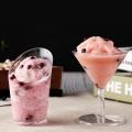 24pcs 80ml Transparent Bevel Tiramisu Cups Plastic Pudding Cup Disposable Dessert Container