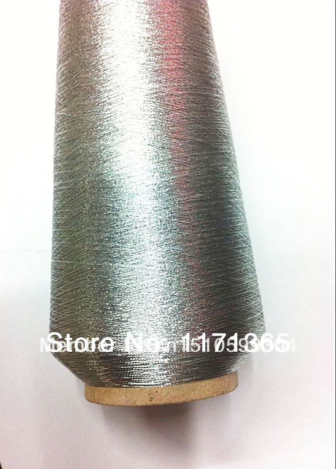 Metallic yarn, Silver thread,for embroidery machine sewing machine,3500M,MOQ 1 ROLL, Shipping free