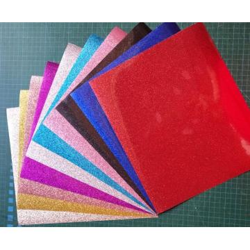 30cmx25cm Beautiful Color Glitter Heat Transfer Vinyl Film Heat Press Cutting Plotter Iron On HTV Film