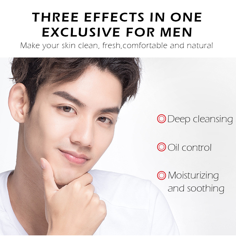 SENANA Men Oil-Control Moisturizing Face Cleanser Remove Acne Blackhead Refreshing Whitening Deep Cleansing Wash Skin Care 60g