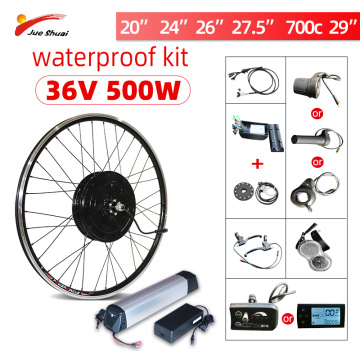 Electric Bike Kit with Lithium battery & optional Throttle 20