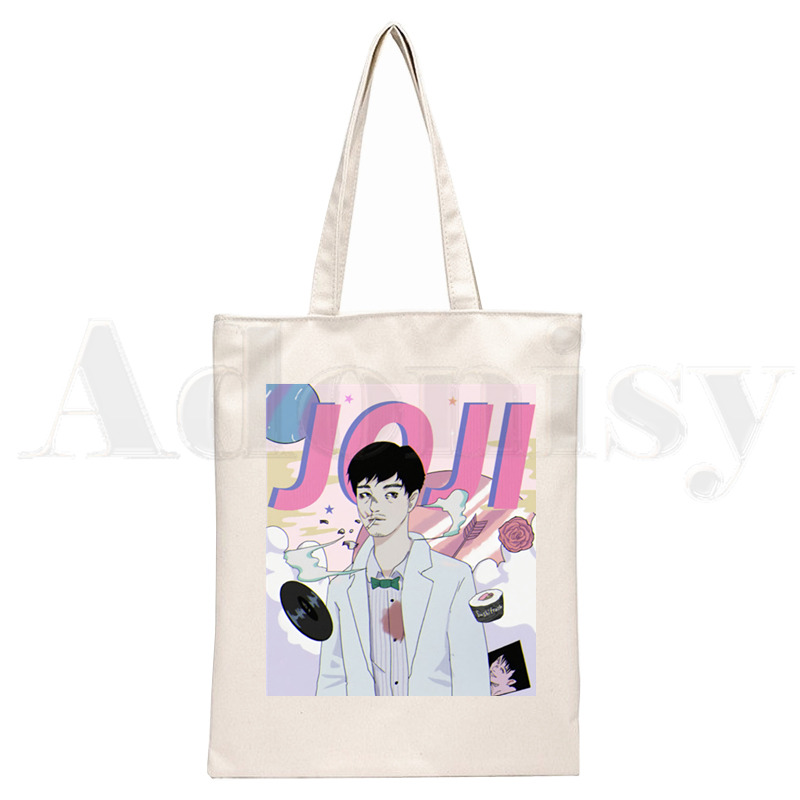 Joji Filthy Frank Pink Guy Meme Graphic Cartoon Print Shopping Bags Girls Fashion Casual Pacakge Hand Bag