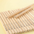 50 Pieces of Long Hexagonal HB Pencil Set Wooden Standard Pencil Student School Office Stationery