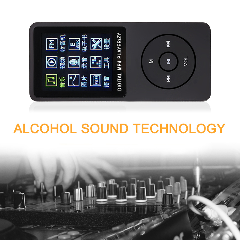 70 Hours Playback MP3 MP4 Lossless Sound Music Player FM Recorder TF Card Portable VH99