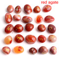 25pcs red agate