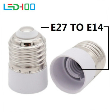 from E27 to E14 Lamp Holder Converter E14 Lamp Socket Adapter E27 Lamp Base Fireproof Material Screw Mouth Lamp Socket Changer