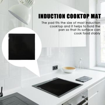 Induction Cooktop Mat Nonslip Induction Cook Top Pad Silicone Heat Insulated Mat Rectangle / Square / Round
