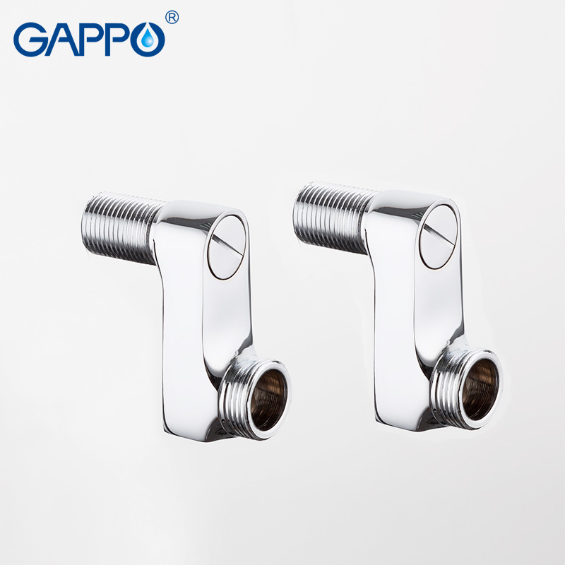 GAPPO pipe fittings bathroom copper pipe brass fittings pneumatic Reducer Extended Corner For Faucet accessories shower faucet s