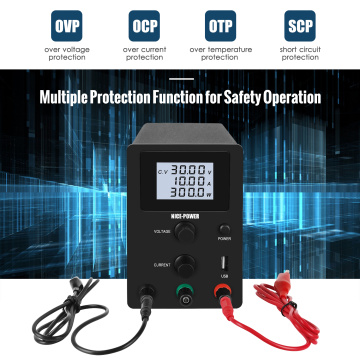 220V 0-30V 0-10A DC Power Supply Switching Voltage-stabilized Source Regulated Power Voltage Supply C V CC Dual Output Modes