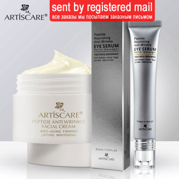 ARTISCARE Peptide Anti Wrinkle Facial Cream + Eye Serum Day Cream Anti Aging Whitening Lifting Firming Acne Treatment Face Care