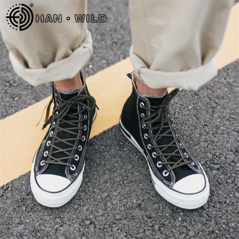 High Top Sneakers Men Designer Do Old Dirty Shoes Fashion High Upper Male Canvas Shoes Zipper Sneakers Outdoor Skate Shoes