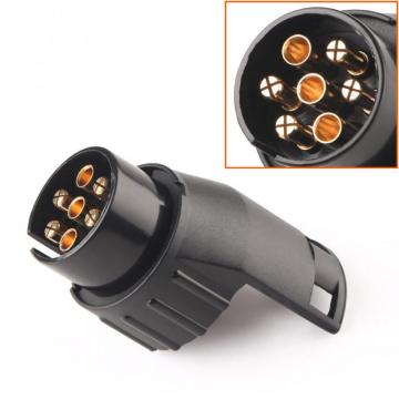 7 Pin Car Trailer Plug Socket 7-Pole Wiring Connector 12V Towbar Towing Caravan Truck Plug Car Electronic RV Accessories