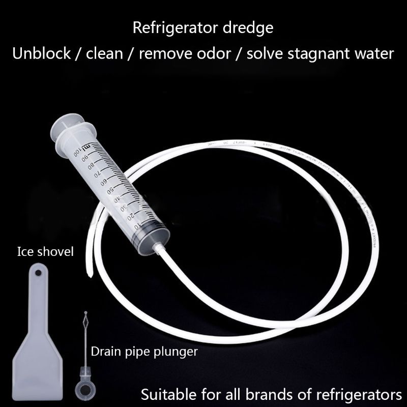 Radiator Drain Hole Remover Cleaning Refrigerator Drain Hole Reusable for Refrigerators, Freezers and Wine Cabinets Included