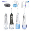 4 Colors Portable Dental Water Floss Irrigator Oral Irrigator USB Rechargeable Water Flosser Dental Teeth Cleaner +5 Jet