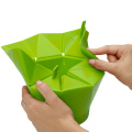 Popcorn Popper Maker Bowl DIY Silicone Microwave Popcorn Maker Fold Bucket Red Green Kitchen Tool