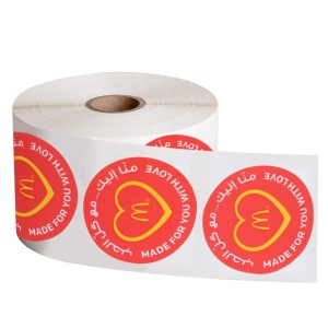 Die Cut Semi Gloss Label Sticker