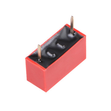 Uxcell 50Pcs DIP Switches Red 1-2 Positions 2.54mm Pitch for Circuit Breadboards PCB as toggle or On Off Switch Accessories