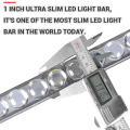 4D Slim LED Light bar Off Road 7" 13" 19'' inch 18W 36W 54W Spot beam light Single Row Car Led Work Lights bar Offroad 12V 24V